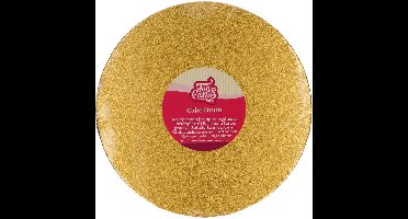 FunCakes Cake Drum Rond - Goud - Ø25 cm / 12 mm - Taartonderlegger - Taartkarton