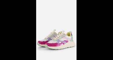 POSH by Poelman Sneakers roze Textiel - Maat 37
