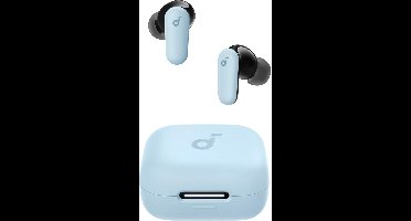 soundcore by Anker P30i Draadloze Oordopjes Blauw - Earbuds - Active Noise Cancelling, Multipoint Connection, 45 uur accuduur, Bluetooth 5.4, IP54 spatwaterbestendig, Telefoonhouder