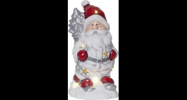 Verlichte kerstman - 23cm