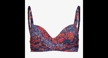 Osaga voorgevormde dames bikinitop print blauw - Maat M