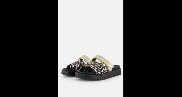 Marco Tozzi Leopard Sandalen bruin Synthetisch - Dames - Maat 39