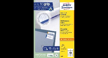Huismerk Avery 3657 Universele Etiket 48,5x25,4mm
