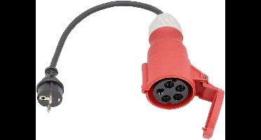 AS Schwabe 61373 Stroom Adapterkabel 16 A Zwart 0.3 m H07RN-F 3G 2,5 mm²