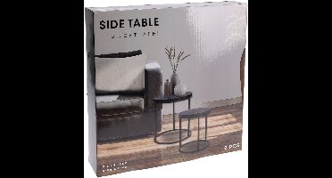 SALONTAFEL - BIJZETTAFEL - TAFEL SET VAN 2STS