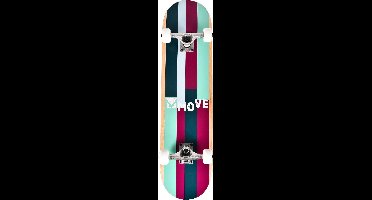 Skateboard - Move Stripes Purple 31