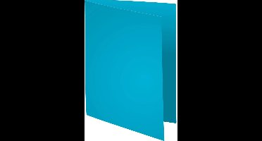 Exacompta 5x SUPER 160 - Pak van 100 dossiermappen 160g/m2- 24x32 cm voor A4. - Lichtblauw - 340006E