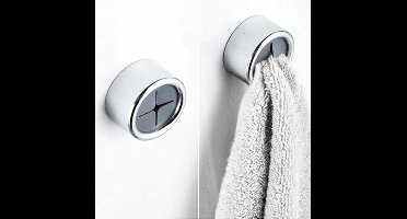 New Age Devi - Zelfklevende Handdoekhouder - Wand Ophang Haak Zelfklevend