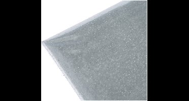 Boraboi ® Stijlvol en Glanzend PVC Tafelkleed met Zilverkleurige Pailletten voor Feestelijke Tafeldecoratie