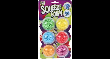 Super Goo foamputty met 6 kleuren styrofoam