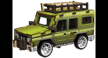 Houten Bouwpakket 3D Safariwagen