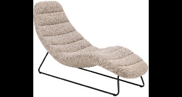 Ligstoel Charlie Beige - Giga Living