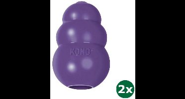 Kong senior paars 2x Medium 5,5x5,5x8,5 cm