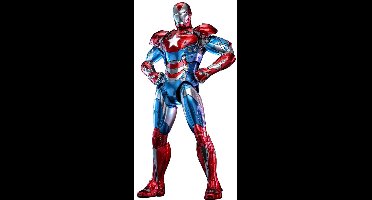 Hot Toys Marvel Comic Diecast Masterpiece Action Figure 1/6 Iron Patriot Hot Toys Exclusive 32 cm Action Figuur