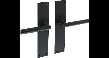 Intersteel Deurkruk Rhenen op blind schild - mat zwart