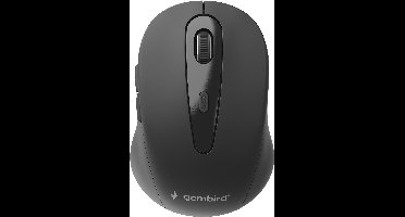 Gembird draadloze Bluetooth muis met 6 knoppen - 800-1600 DPI / zwart