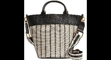 Ted Baker Handtas Schoudertas Riveri Woven Webbing Bucket Bag Navy Zwart