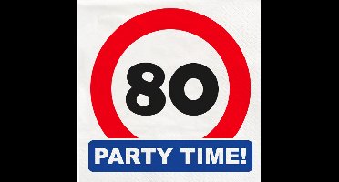 Traffic sign napkins - 80