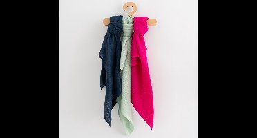 NEW BABY - Luier - katoenen luiers roze one size 70x80 cm 3 stuks - babyluiers - babykleding - luiers voor meisjes - babyaccessoires - luiers