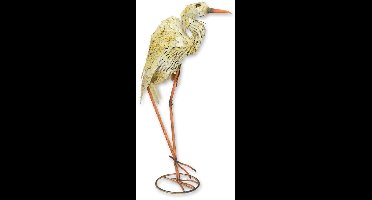 Reiger - ooievaar - Beeld - Ijzer - 86,5 cm hoog