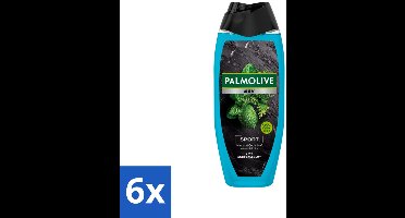 Palmolive Men - Sport 3-in-1 - Douchegel - Verfrissend & Verzorgend - 500 ml - Voordeelverpakking - 6 stuks