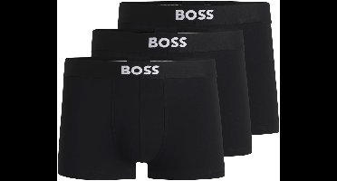 BOSS Korte Boxershorts One 3-Pack Zwart 001 - Maat XL - Heren