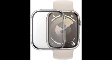 PanzerGlass Screenprotector geschikt voor Apple Watch - 45 mm Glazen | PanzerGlass Full Body Protector - Case Friendly
