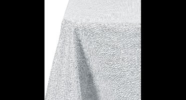 Boraboi ® Stijlvol Waterafstotend Tafelkleed met Linnenlook en Lotuseffect, Ideaal voor Elke Gelegenheid, Lichtgrijs, 130 x 220 cm