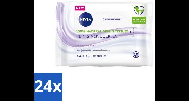 Nivea - Sensitive Reinigingsdoekjes - Voor Gevoelige Huid - 25 Doekjes - Voordeelverpakking - 24 stuks