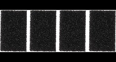 Flamingo Aquarium Accessoire Filterspons Swordfish - Zwart - swordfish 380