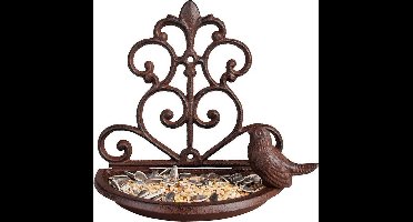 Wand Voederschaal - Gietijzer - Bruin