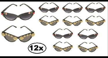 12x Bril dames  Roosjes