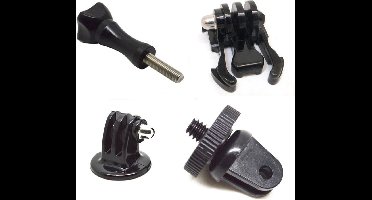 Shop4 - Sony HDR-AS50 Adapter - Schroevenset Zwart