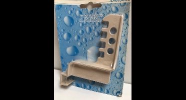 Muurbeugel zelfklevend beige