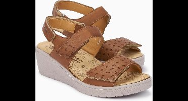 Mobils by Mephisto PENNY PERF Dames Sandaal - Extra Breed - Bruin - Maat 41