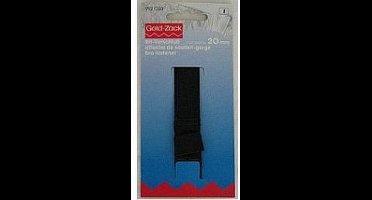 BH-sluiting met huidbescherming 3 sluitstanden 20 mm zwart - Lingerie accessoires - Prym