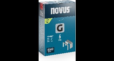 Novus Tools 042-0765 Nieten met plat draad Type 11 5000 stuk(s) Afm. (l x b) 6 mm x 10.6 mm