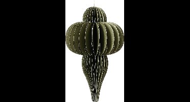 Ornament papier groen