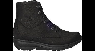 Xsensible Sue G Hoge Sneaker Sneakers - Nubuck - Dames - Zwart - Maat 38