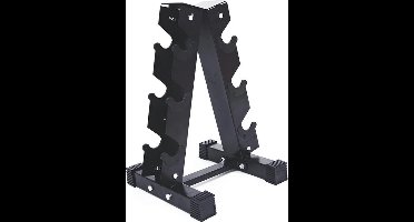 MazrekuHome® - Halterrek - Dumbell opbergrek - Haltersteun - Stabiele kwaliteit - Geschikt voor 6 dumbells - Thuissporten