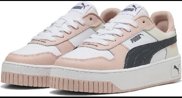 PUMA Carina Street Dames Sneakers - PUMA White-Strong Gray-Rose Quartz