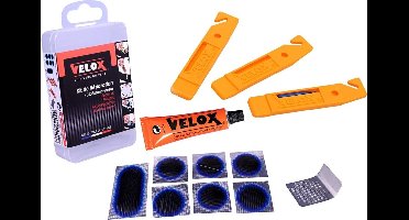 Velox reparatieset/doosje city groot maxi incl bandenlichters 743477