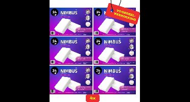6x NIMBUS Wonderspons 6x 24 stuks - Melamine Spons - Extra Dik - Voordeelverpakking!