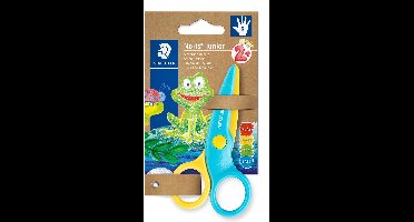 Staedtler Noris Junior peuterschaar, rechtshandig, geel/blauw