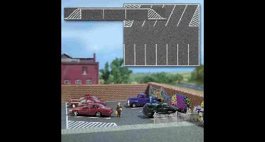Busch - Parkplätze H0 (Bu7076) - modelbouwsets, hobbybouwspeelgoed voor kinderen, modelverf en accessoires