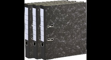 Topwrite Ringband map/ordner - 3x - Home Office - 2 gaats A4 - zwart - breedte 5 cm