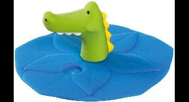 Leonardo - BAMBINI Drinkglas Deksel Krokodil Blauw