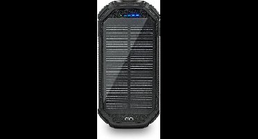MikaMax Powerbank solar 20.000 MAH - Maakt gebruik van zonne-energie - Beste solar powerbank - Powerbank op zonne energie - Draadloos opladen / IQ opladen