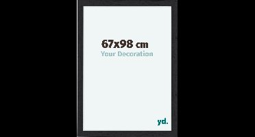 Your Decoration - Fotolijst 67x98 cm - MDF - Zwart Houtnerf - Como