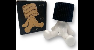 Speelse Tafellamp Wit met Penis als Lichtschakelaar (Zittend Model)